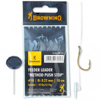 Browning haczyki z przyponem Feeder Method Push Stop 4707
