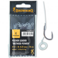 Browning haczyki z przyponem Feeder Method Power Pellet Band