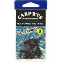 Carp'R'Us Krętliki Quick Change Ring Swivel roz. 8