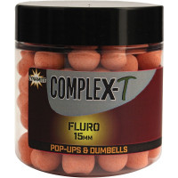 Dynamite Baits Kulki Proteinowe Pływające CompleX-T Fluoro Pop-ups & Dumbells 15mm
