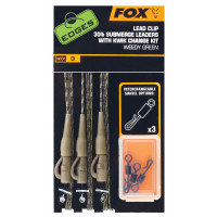 Fox zestaw bezpieczny leadcore SUBMERGE LEADERS LEADERS KIT 30LB