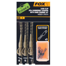 Fox zestaw bezpieczny leadcore SUBMERGE LEADERS LEADERS KIT 30LB