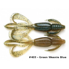 Keitech Przynęta Crazy Flapper 3,6" 9cm Green Weenie Blue