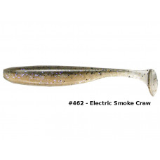 Keitech Guma Easy Shiner 4'' 10cm Electric Smoke Craw