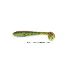 KEITECH guma Swing Impact Fat 3,8" 9,5cm 401 Green Pumpkin Chart
