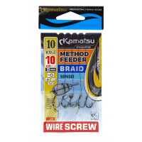 Kamatsu Przypon Method Feeder Braid Sensei Wire Screw Rozm.10