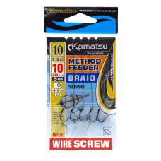 Kamatsu Przypon Method Feeder Braid Sensei Wire Screw Rozm.10