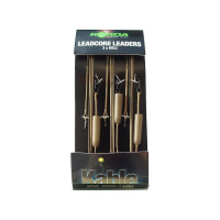 Korda Leadcore Leaders 3x Heli Kable Gravel Brown 1m