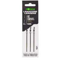 Korda zestaw Leadcore Leader QC Swivel Gravel 50cm