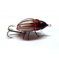 Microbait Wobler Smużak Colorado Beetle 2,4cm Pearl Red