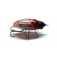 Microbait Wobler Smużak Great Beetle Colorado 3,2cm Pearl Red