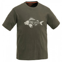 Pinewood Koszulka T-shirt Fish Zielona 5416