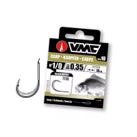 VMC Haczyk z przyponem Carp Nickel 70cm 0,25mm #6