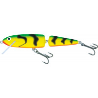 Salmo Wobler White Fish 13cm Green Tiger Jointed Floating