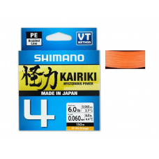 Shimano Plecionka Kairiki 4x Hi-Vis Orange 150m 0,06mm