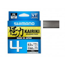 Shimano Plecionka Kairiki 4x Steel Gray 150m 0,10mm