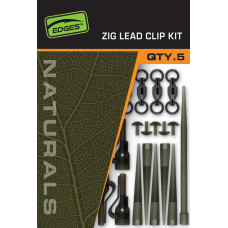 Fox Zestaw NATURALS ZIG LEAD CLIP KIT