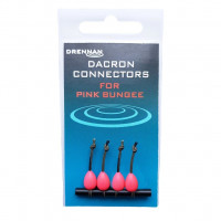 Drennan Łącznik Dacron Connectors Różowy Large