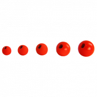 Koraliki Wolframowe Czerwone fi 3,5mm 0,35g