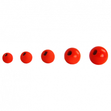 Koraliki Wolframowe Czerwone fi 4,6mm 0,71g