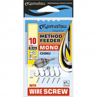 Kamatsu Przypony Method Feeder Mono Chinu #12 Wire Screw