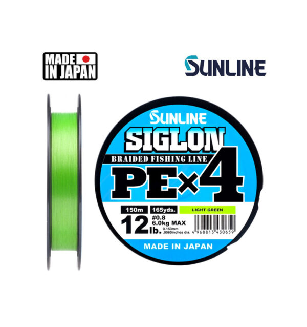 Sunline_Plecionka_Siglon_PE_x4_Light_Green