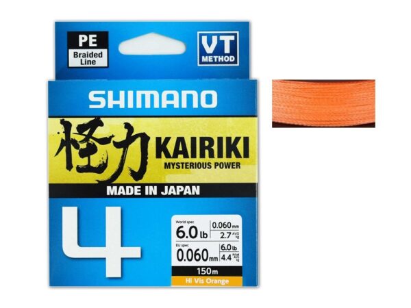 Shimano_Plecionka_Kairiki_4x_Orange