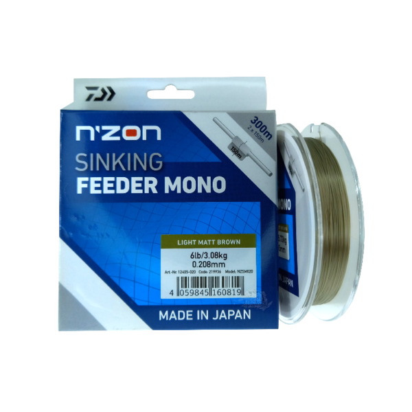 zylka-daiwa-nzon-line-sinking-feeder-mono-300m-0208mm