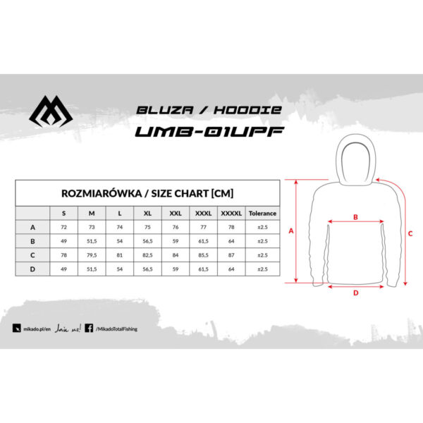 Mikado Bluza letnia z filtrem UPF50+ XXL