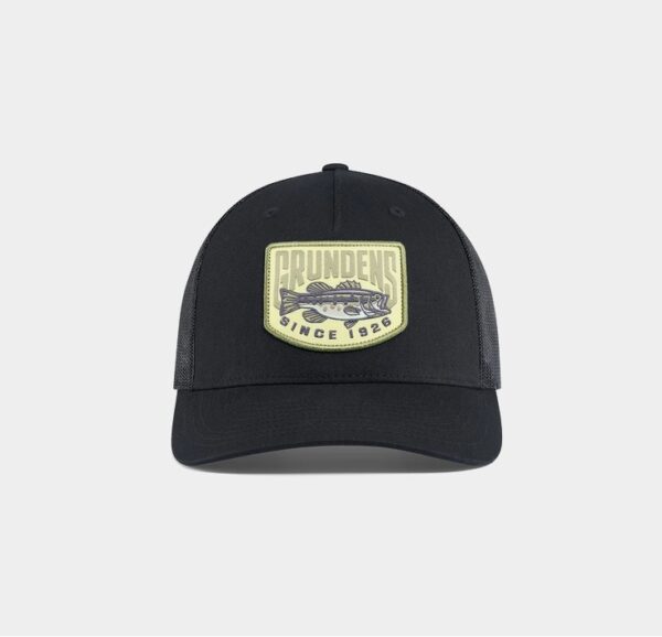 Grudens Czapka Bass Patch Trucker Black