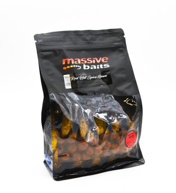 Massive Baits Kulki Top Shelf Red Hot Spice 18mm 1kg