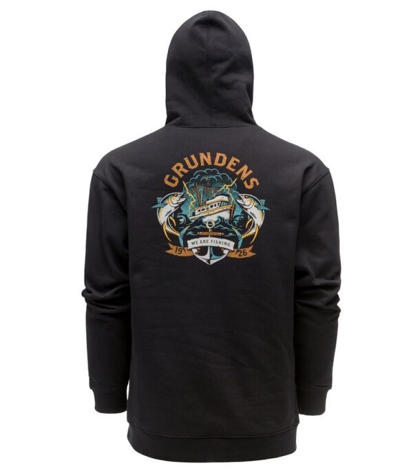 Grundens Bluza z Kapturem DWR Tuna Tattoo Czarna