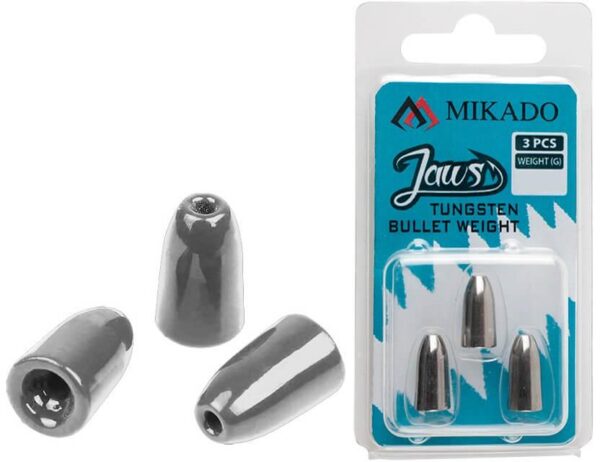 Mikado Ciężarek Wolframowy Jaws Texas Carolina Rig Bullet 5,32g