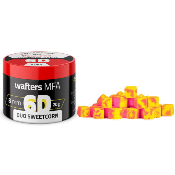 MatchPro Przynęta 6D MFA Wafters 8x8mm Duo sweetcorn