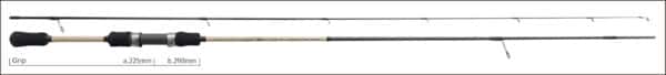 Yamaga Blanks Wędka Lupus for Area 199cm / 6g