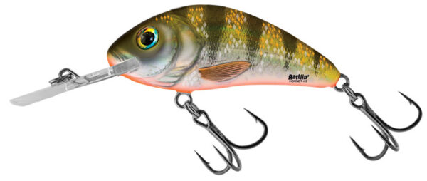 Salmo Wobler Pływający Hornet Rattlin 5,5cm Yellow Holographic Perch