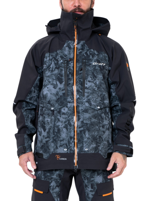 Graff Kurtka Przeciwdeszczowa 631B-8/3 Carbon Edition 3.0
