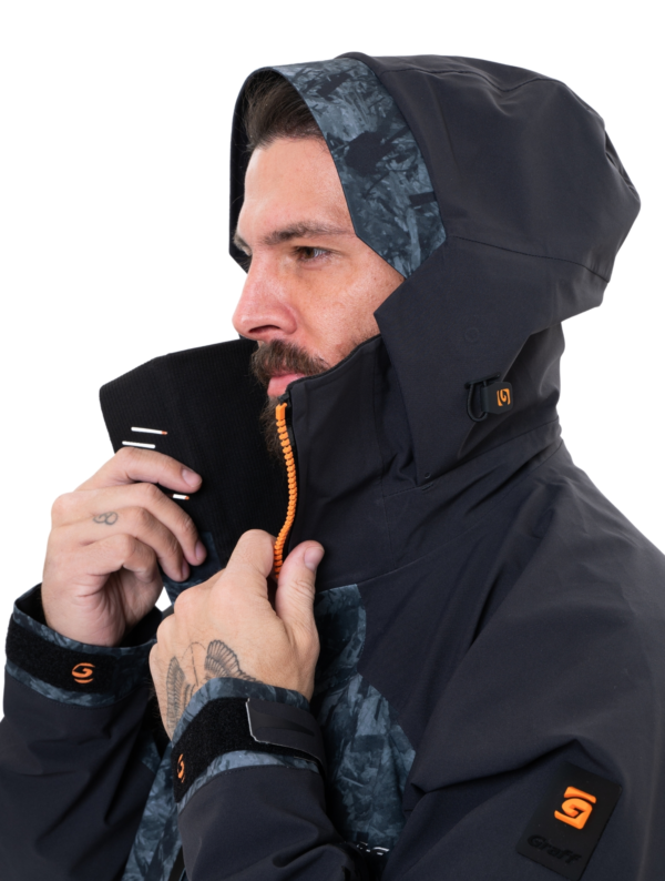 Graff Kurtka Przeciwdeszczowa 631B-8/3 Carbon Edition 3.0