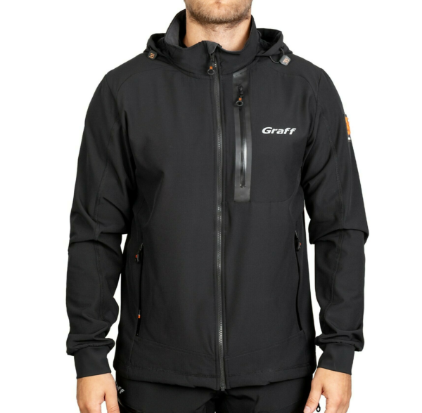Graff Bluza Ocieplana Softshel Czarna 561S-1