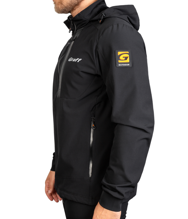Graff Bluza Ocieplana Softshel Czarna 561S-1