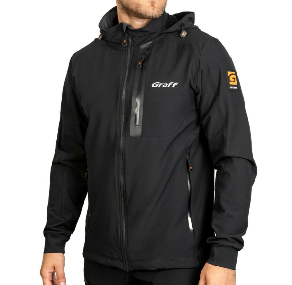 Graff Bluza Ocieplana Softshel Czarna 561S-1