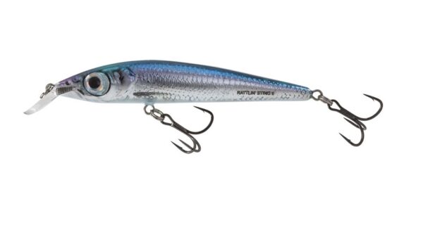 Salmo Wobler Rattlin Sting Suspending 9cm Holographic Blue