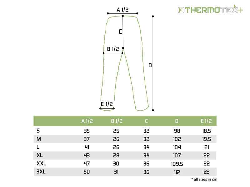 Delphin Spodnie Outdoorowe ThermoTex Plus+