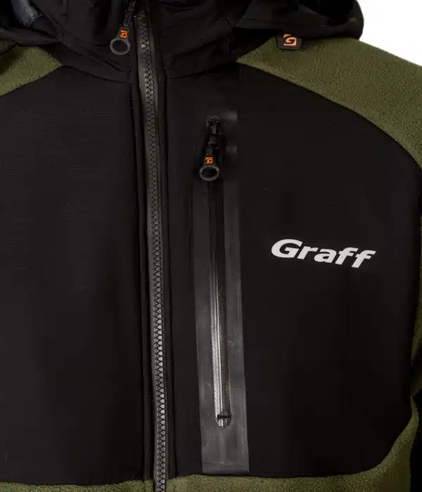Graff Bluza Ocieplana / Polarowa Waterstop Zielona 562WS