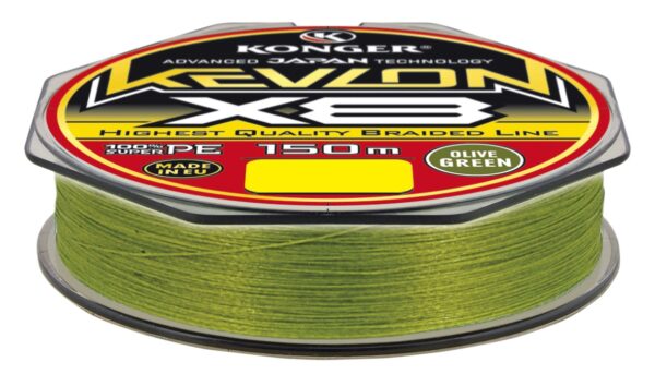 Konger Plecionka Kevlon Olive Green 8x 150m