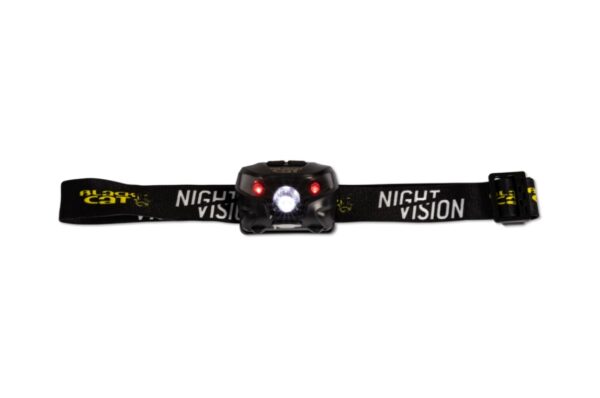 Black Cat Latarka Czołowa Night Vision 1500