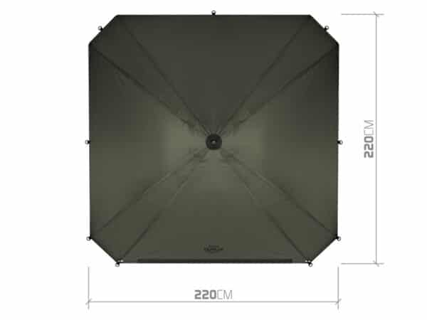 Delphin Parasol z Panelem Bocznym Dualix Stabil 320cm 4/4