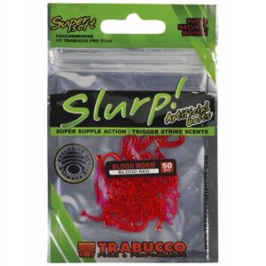 Trabucco sztuczna ochotka Slurp Blood Worm Red 50szt.