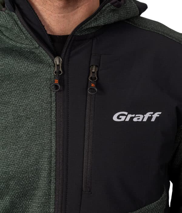 Graff Bluza Polarowa Outdoorowa Zielona rozm. XXXL - obrazek 4