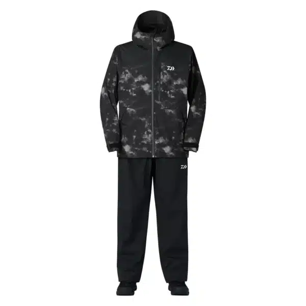 Daiwa Komplet Przeciwdeszczowy RAINMAX® Rain Suit Black Haze Camo DR-3625E